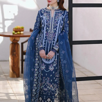 Qalamkar 3 Piece Embroidered Lawn Suit - NSQ 2545