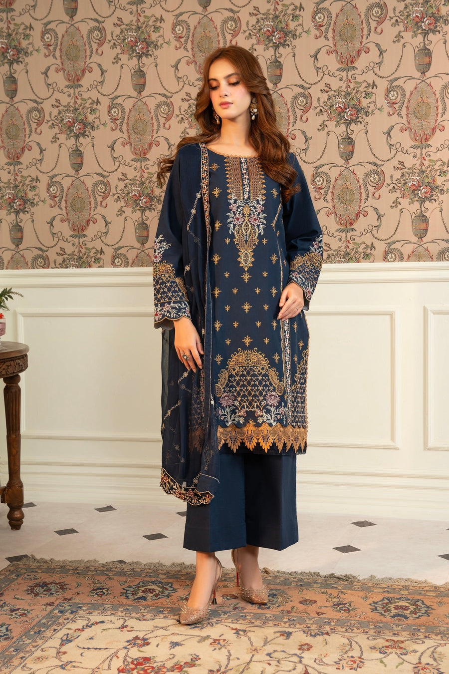 Maisa By Seven Star 3 Piece Stitched Embroidered Lawn | CLE-0202