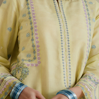 Zara Shahjahan 3PC LAWN EMBROIDERED SHIRT WITH Embroidered Dupatta - NS 0221