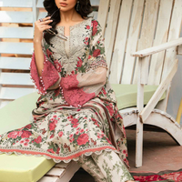 MARIA.B-3 Pcs Digital Printed Embroidered Lawn MB 425