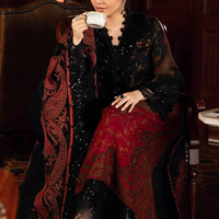 Maria B - UNSTITCHED 3PC Printed Karandi - MBDL 1204-W