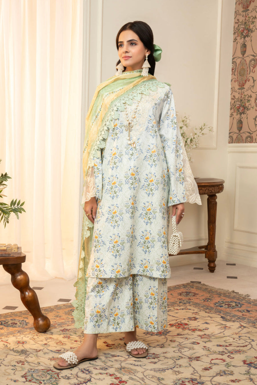 Maisa By Seven Star 3 Piece Stitched Printed Lawn | MPT-2615