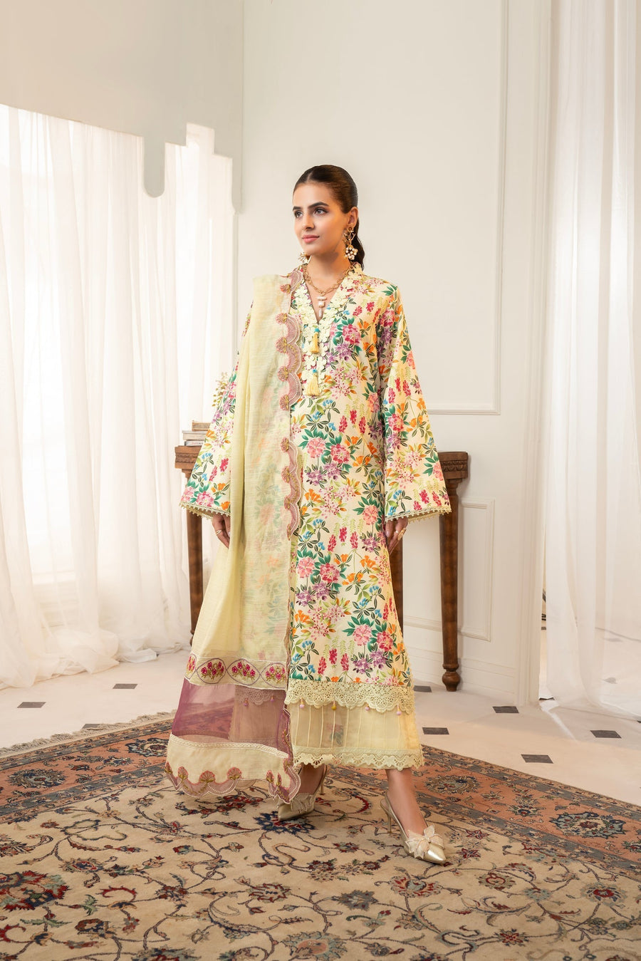 Maisa By Seven Star 3 Piece Stitched Printed Lawn | MPT-2613