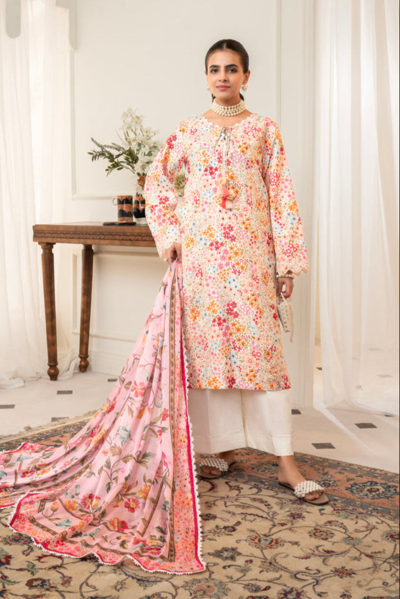 Maisa By Seven Star 3 Piece Stitched Printed Lawn | MPT-2612