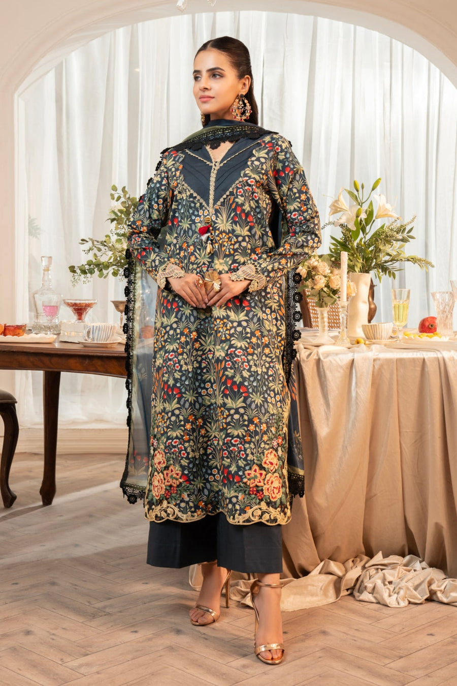 Maisa By Seven Star 3 Piece Stitched Printed Lawn | MPT-2614