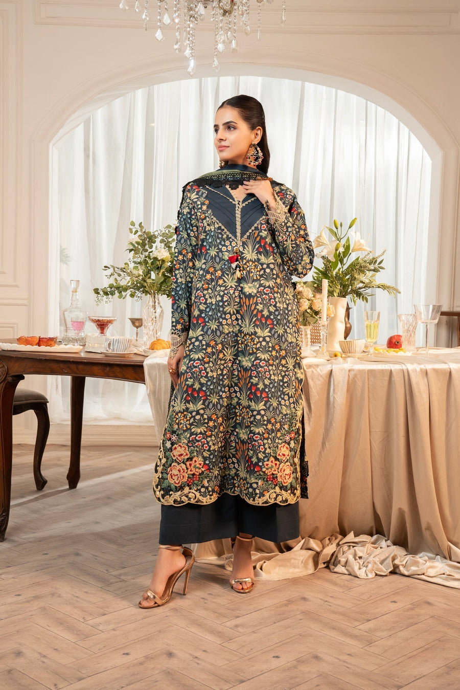 Maisa By Seven Star 3 Piece Stitched Printed Lawn | MPT-2614