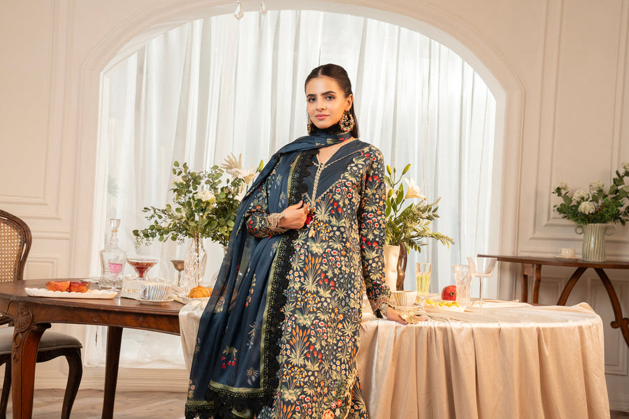 Maisa By Seven Star 3 Piece Stitched Printed Lawn | MPT-2614