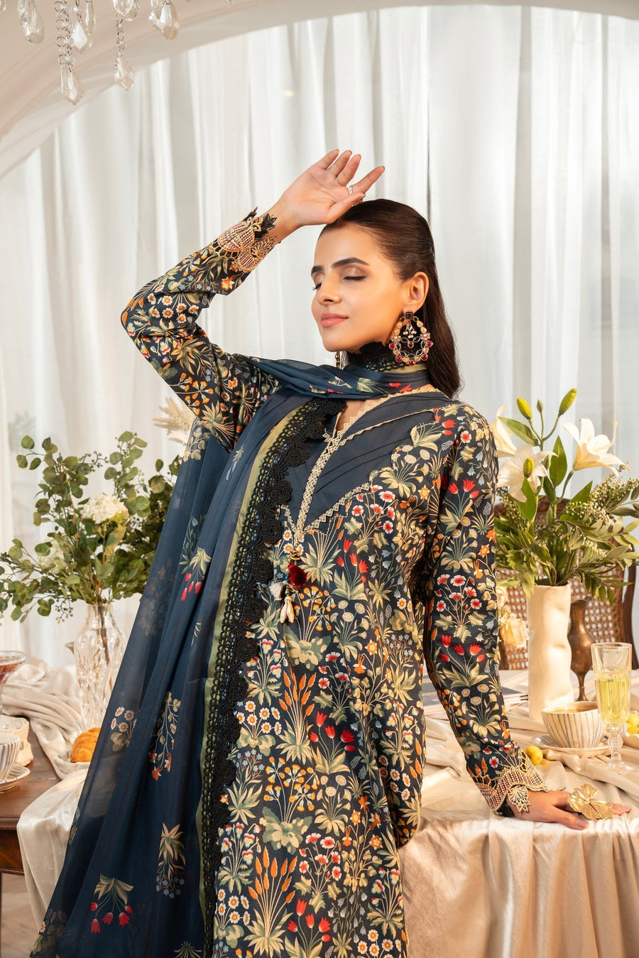 Maisa By Seven Star 3 Piece Stitched Printed Lawn | MPT-2614