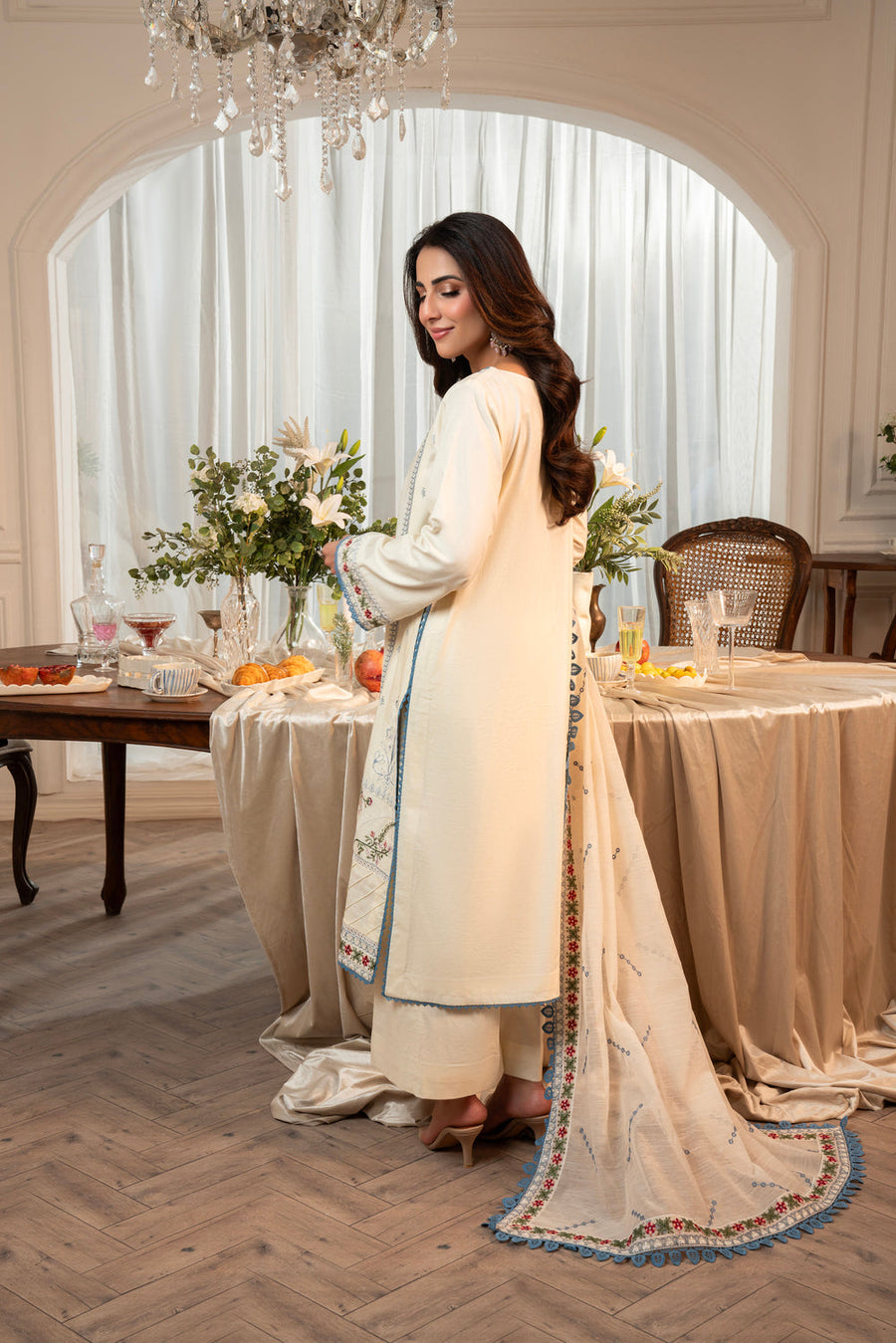 Maisa By Seven Star 3 Piece Stitched Embroidered Lawn | CLE-0203