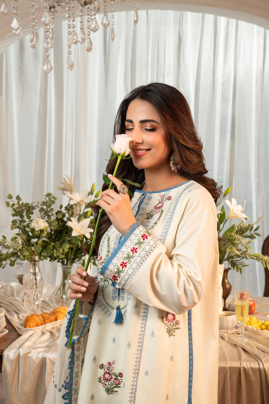 Maisa By Seven Star 3 Piece Stitched Embroidered Lawn | CLE-0203