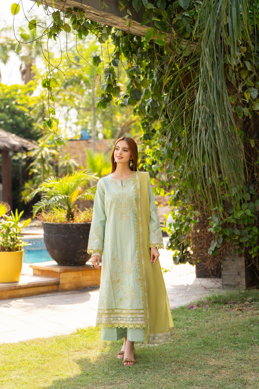 Maisa by Seven Star 3 Piece Stitched Embroidered Lawn | CLE-0210