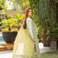 Maisa by Seven Star 3 Piece Stitched Embroidered Lawn | CLE-0210