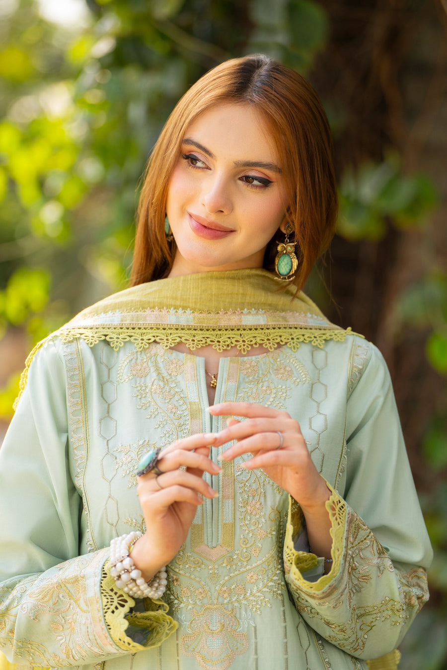 Maisa by Seven Star 3 Piece Stitched Embroidered Lawn | CLE-0210