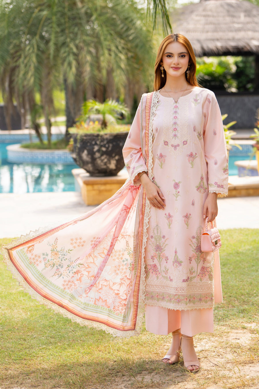 Maisa by Seven Star 3 Piece Stitched Embroidered Lawn | CLE-0208