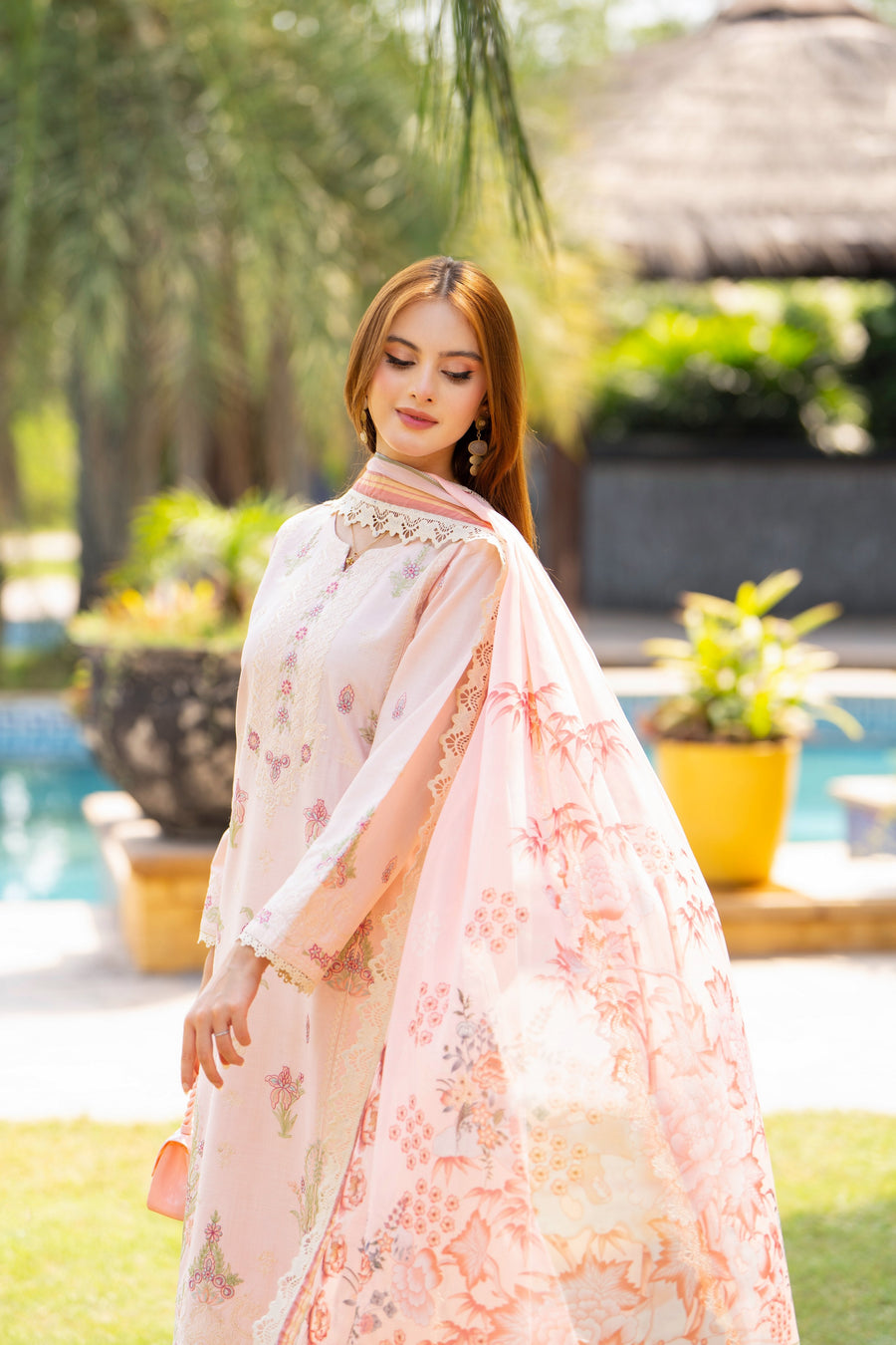 Maisa by Seven Star 3 Piece Stitched Embroidered Lawn | CLE-0208