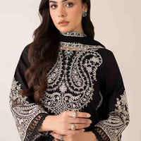 MARIA.B-3PC DHANAK EMBROIDERED SHIRT WITH BAMBER CHIFFON EMBROIDERED DUPATTA & TROUSER-14175