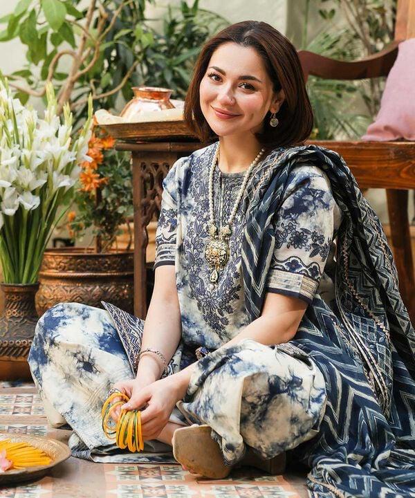 SAPPHIRE.B-3PC LAWN EMBROIDERED PRINTED SHIRT WITH CHIFFON PRINT DUPATTA AND PRINT TROUSER-BIC-2527