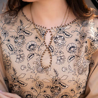 SAPPHIRE-3PC DHANAK EMBROIDERED SHIRT WITH CHIFFON EMBROIDERED DUPATTA AND TROUSER-14035