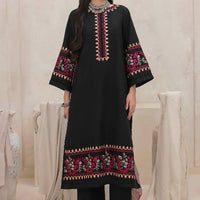 MUSHQ - 2PC UNSTITCHED DHANAK EMBROIDERED SHIRT & EMBROIDERED TROUSER-112