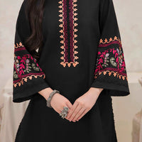 MUSHQ - 2PC UNSTITCHED DHANAK EMBROIDERED SHIRT & EMBROIDERED TROUSER-112