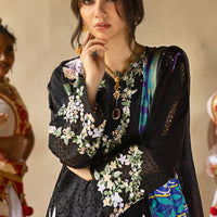 MUSHQ-3PC LAWN EMBROIDERED SHIRT WITH MONARK PRINT DUAPATTA AND TROUSER-BIC-3719