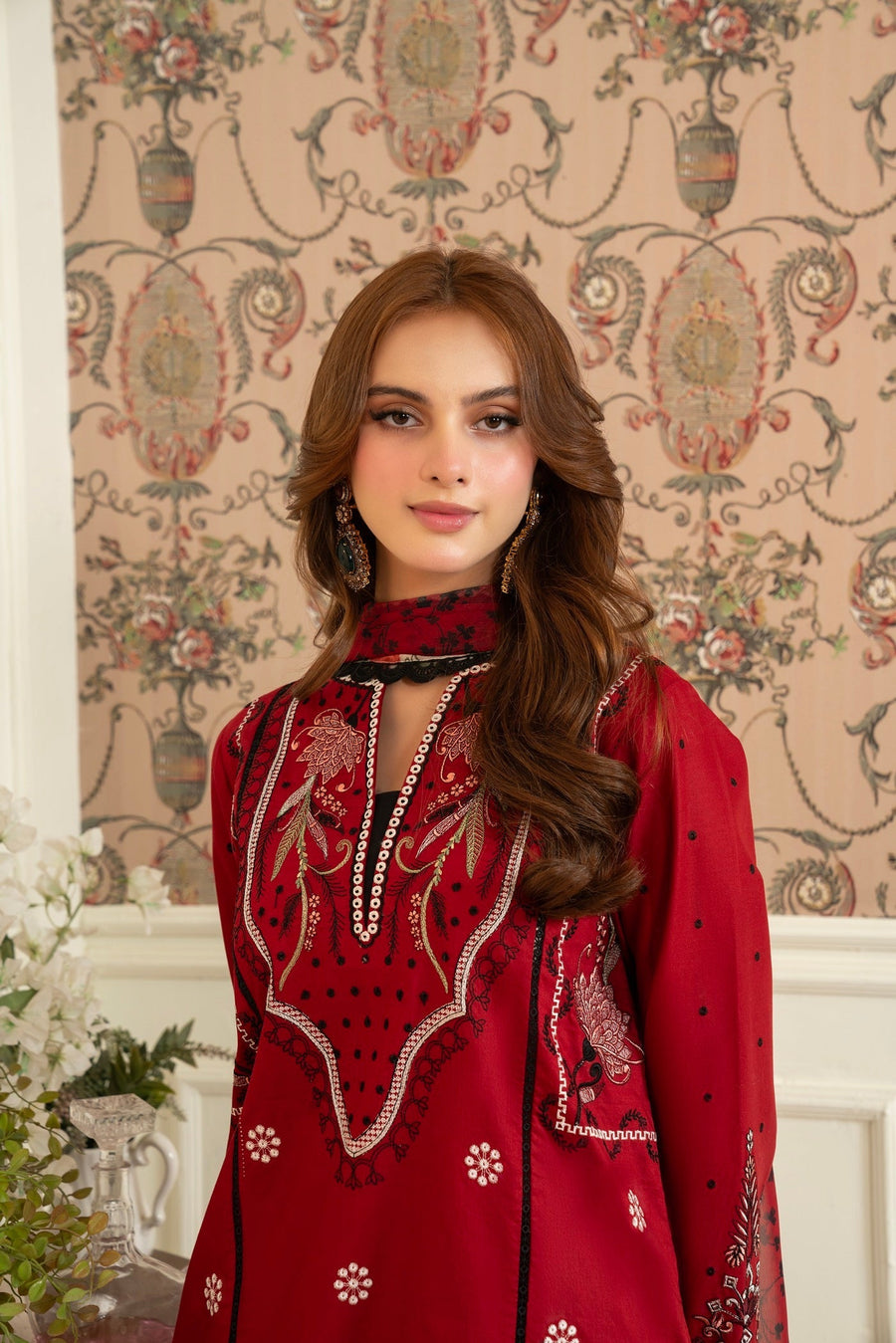 Maisa 3by Seven Star 3 Piece Stitched Embroidered Lawn | CLE-0201