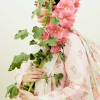 Coco - Dhanak 3PC Unstitched Embroidered Shirt with Digital Printed Wool Shawl-13193