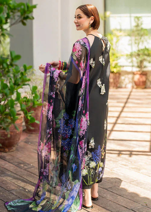 ASIFA NABEEL-3PC LAWN PRINT EMBROIDERED SHIRT WITH CHIFFON PRINT DUPATTA AND PRINT TROUSER-BIC-2515