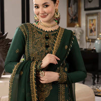 Asim Jofa Dhanak 3PC Unstitched Embroidered With Chiffon Embroidered Dupatta - 4139