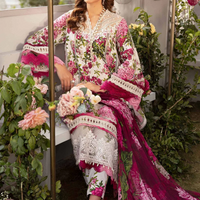 Maria B - UNSTITCHED 3PC LAWN EMBROIDERED - MPT-24