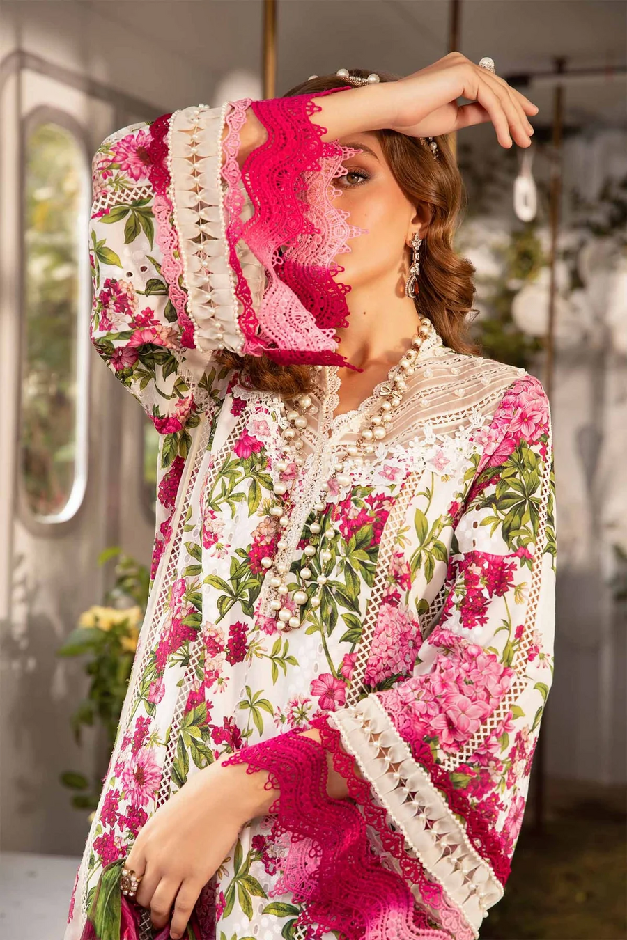 Maria B - UNSTITCHED 3PC LAWN EMBROIDERED - MPT-24