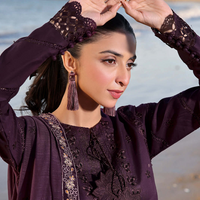 Saahil by Izel  3PC Embroidered Lawn Suit - IZL 24